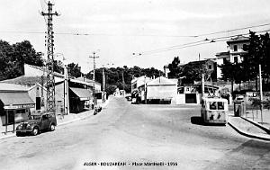 ALGER-BOUZAREAH - PLACE MARTINELLI - 1956